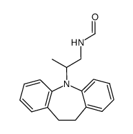 N-[2-(10,11-Dihydro-dibenzo[b,f]azepin-5-yl)-propyl]-formamide结构式