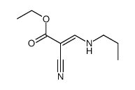 ethyl 2-cyano-3-(propylamino)prop-2-enoate结构式