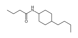 N-(4-butylcyclohexyl)butanamide Structure