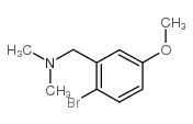 2-溴-5-甲氧基-N,N-二甲基苄胺结构式