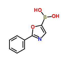 2-phenyloxazol-5-ylboronic acid Structure