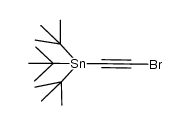 tri-tert-butylstannyl bromoacetylene Structure