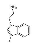 2-(3-methylindol-1-yl)ethanamine结构式