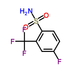 4-Fluoro-2-(trifluoromethyl)benzenesulfonamide结构式