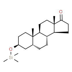 3β-(Trimethylsiloxy)-5β-androstan-17-one结构式