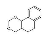 4a,5,6,10b-tetrahydro-4H-naphtho[1,2-d][1,3]dioxane结构式