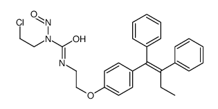 N-(2-chloroethyl)-N'-2-(4-(1,2-diphenylbutenyl)phenoxy)ethyl-N-nitrosourea picture