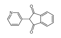 2-pyridin-3-ylindene-1,3-dione Structure