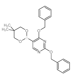2,4-Dibenzyloxypyrimidine-5-boronic acid neopentyl glycol ester picture