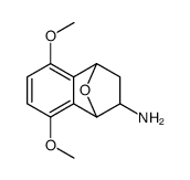 2-amino-5,8-dimethoxy-1,2,3,4-tetrahydro-1,4-epoxynaphthalene结构式