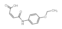 N-(4-乙氧苯基)马来酸结构式