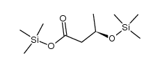 trimethylsilyl (R)-3-[(trimethylsilyl)oxy]butyrate结构式