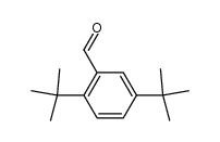2,5-bis-tert-butylbenzaldehyde Structure