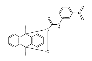 9,10-dihydro-9,10-dimethyl-N-(3-nitrophenyl)-9,10-(epoxyimino)anthracene-11-carboxamide Structure