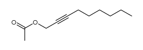 non-2-yn-1-yl acetate Structure