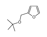 2-[(2-methylpropan-2-yl)oxymethyl]furan Structure