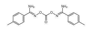 di(p-toluamide) O,O-carboxime结构式