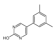 5-(3,5-dimethylphenyl)-1H-pyrimidin-2-one结构式