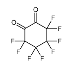 3,3,4,4,5,5,6,6-octafluorocyclohexane-1,2-dione结构式