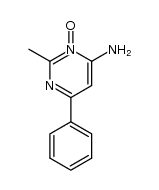6-Amino-2-methyl-4-phenylpyrimidine 1-Oxide Structure