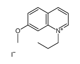 7-methoxy-1-propylquinolin-1-ium,iodide Structure