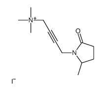 trimethyl-[4-(2-methyl-5-oxopyrrolidin-1-yl)but-2-ynyl]azanium,iodide Structure
