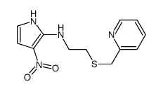 3-nitro-N-[2-(pyridin-2-ylmethylsulfanyl)ethyl]-1H-pyrrol-2-amine Structure