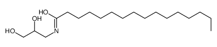 N-(2,3-dihydroxypropyl)hexadecanamide结构式