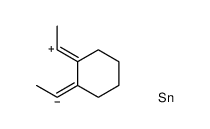 1,2,2,3-tetramethyl-4,5,6,7-tetrahydro-2-benzostannole结构式
