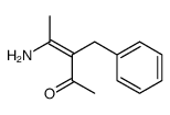 4-amino-3-benzylpent-3-en-2-one Structure