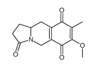 7-methoxy-8-methyl-2,5,10,10a-tetrahydro-1H-pyrrolo[1,2-b]isoquinoline-3,6,9-trione结构式