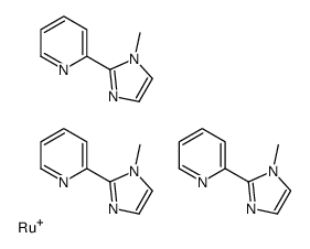 2-(1-methylimidazol-2-yl)pyridine,ruthenium(1+) Structure