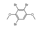 2,3,6-tribromo-1,4-dimethoxybenzene结构式