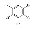 1,3-dibromo-2,4-dichloro-5-methylbenzene结构式