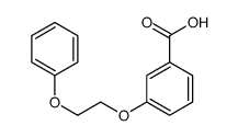 3-(2-phenoxyethoxy)benzoic acid结构式