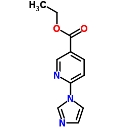 Ethyl 6-(1H-imidazol-1-yl)nicotinate structure