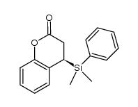 (R)-4-dimethylphenylsilylchroman-2-one Structure