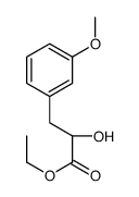 (S)-2-HYDROXY-3-(3-METHOXY-PHENYL)-PROPIONIC ACID ETHYL ESTER结构式