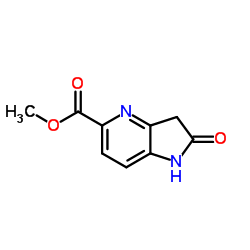 Methyl 2-oxo-2,3-dihydro-1H-pyrrolo[3,2-b]pyridine-5-carboxylate Structure