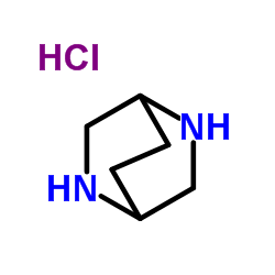 2,5-Diazabicyclo[2.2.2]octane hydrochloride (1:1) Structure