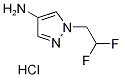 1-(2,2-Difluoroethyl)-1H-pyrazol-4-amine hydrochloride Structure