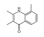 2,3,8-TRIMETHYLQUINOLIN-4-OL structure