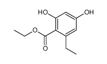 ethyl 6-ethyl-2,4-dihydroxybenzoate Structure