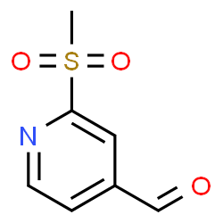 2-(Methylsulfonyl)isonicotinaldehyde structure