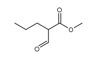 methyl 2-formylvalerate结构式