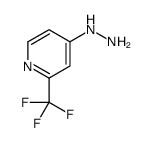 1-(2-(trifluoromethyl)pyridin-4-yl)hydrazine Structure