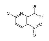 6-chloro-2-(dibromomethyl)-3-nitropyridine Structure