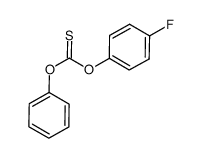 O-(4-fluorophenyl) O-phenyl thiocarbonate结构式