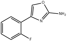 4-(2-氟苯基)-1,3-噁唑-2-胺结构式