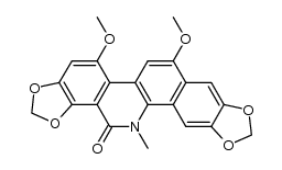 oxymacarpine Structure